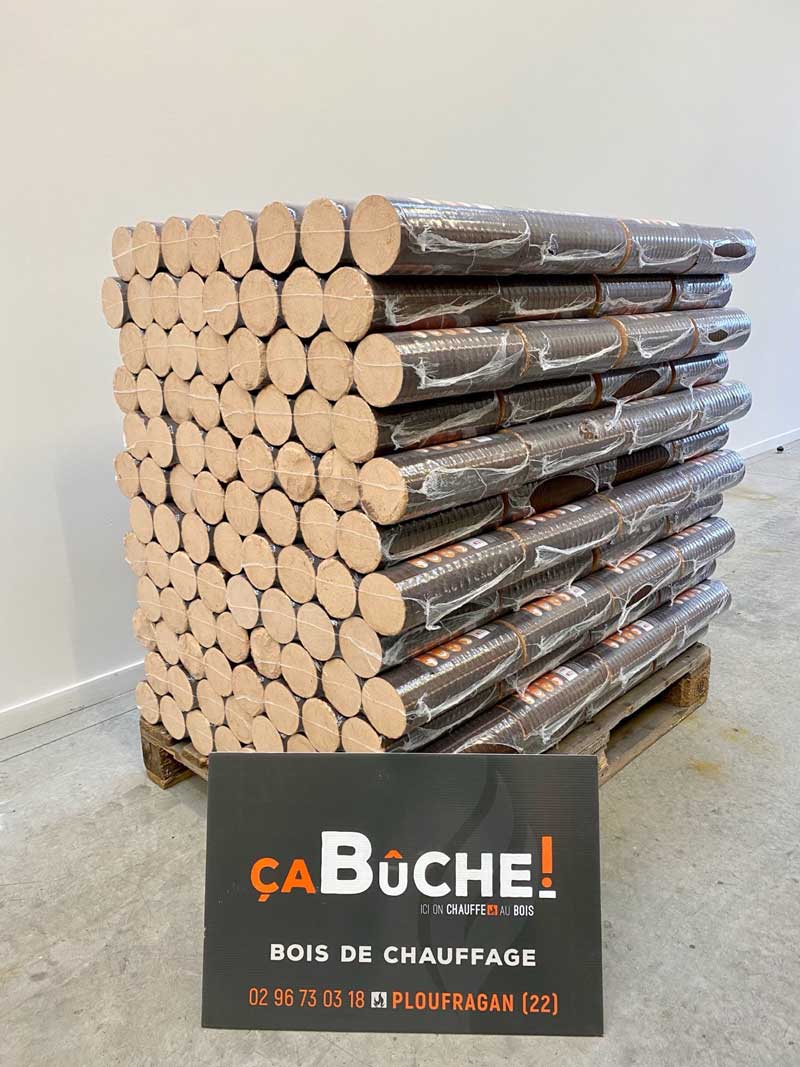 bûche compressée çabuche