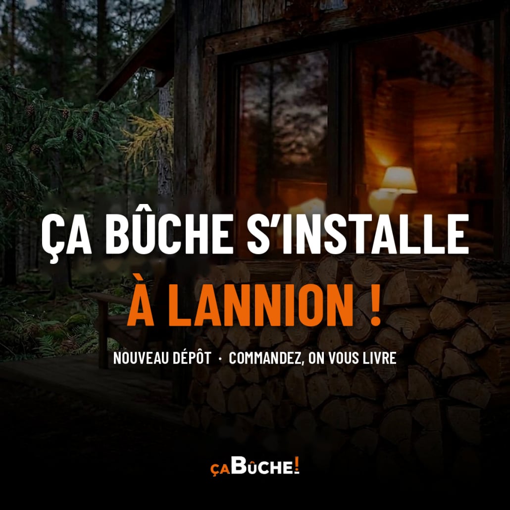 Vente bois de chauffage à lannion et ouverture dépôt